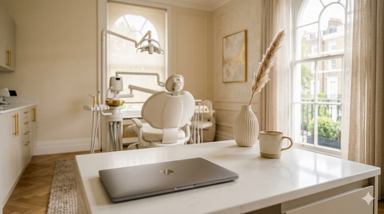 Luxury dental clinic interior